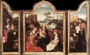 unknow artist Virgin and Child with St Catherine and St Barbara oil painting on canvas